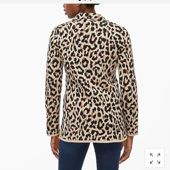 J.Crew Leopard Sweater-Blazer - Picture 4 of 4